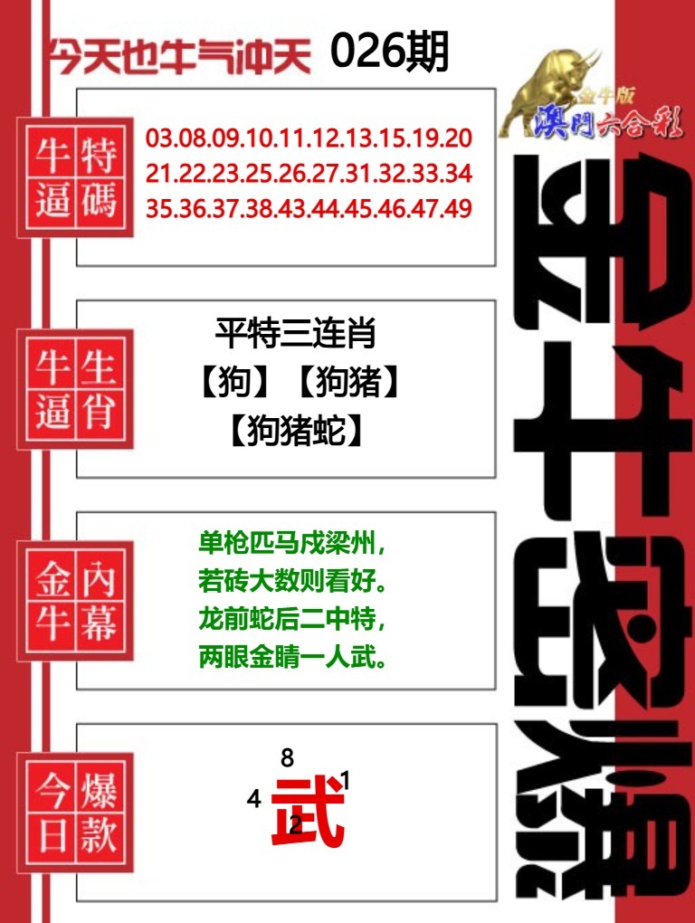 026期金牛密爆[图]
